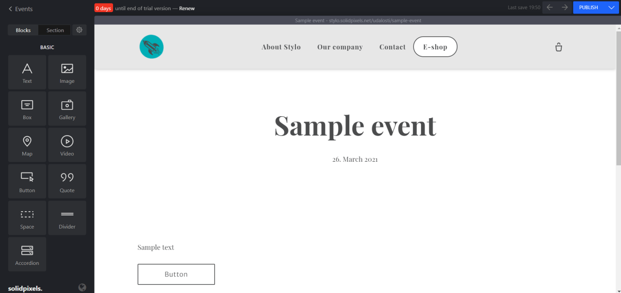 The Events Module | solidpixels academy